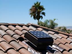 Solar Attic Fan For Tile Roof
