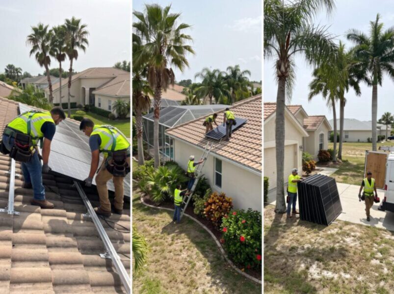 Solar panel removal and reinstallation for a roof replacement
